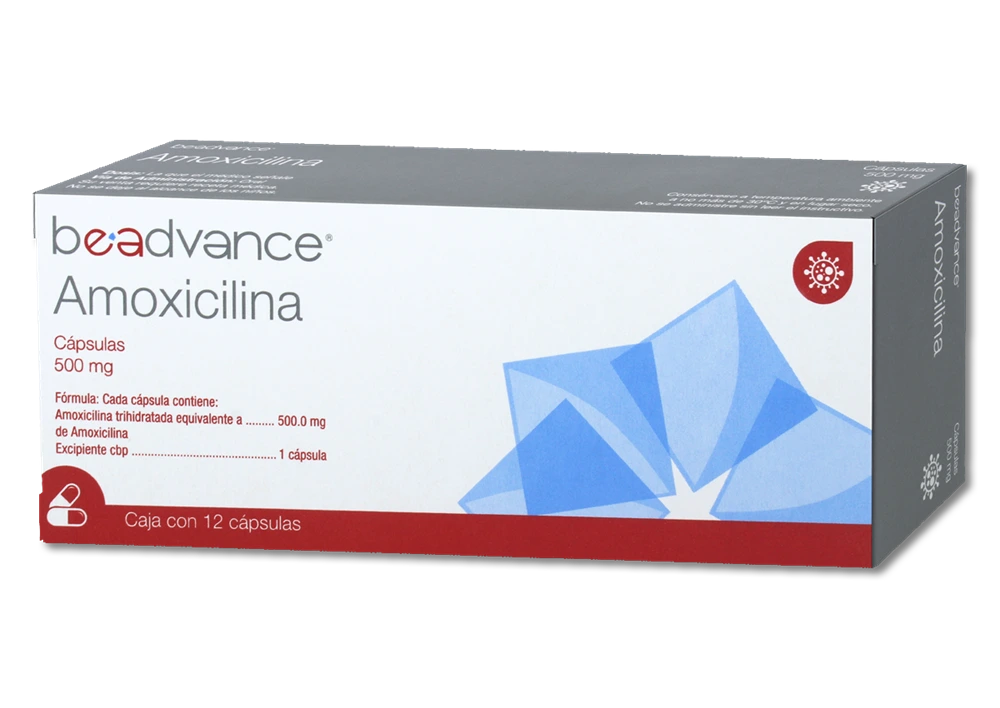 [7501342802688] Amoxicilina 500 mg c12 Capsulas (Be Advance)