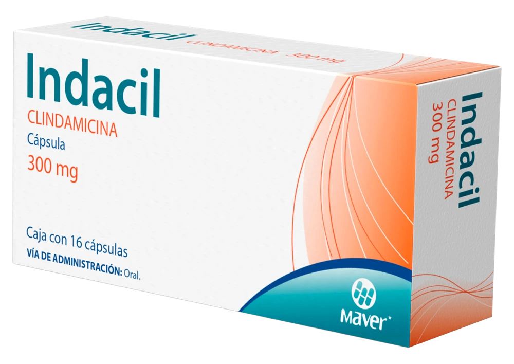Indacil 300 mg c16 Tabletas (Clindamicina)