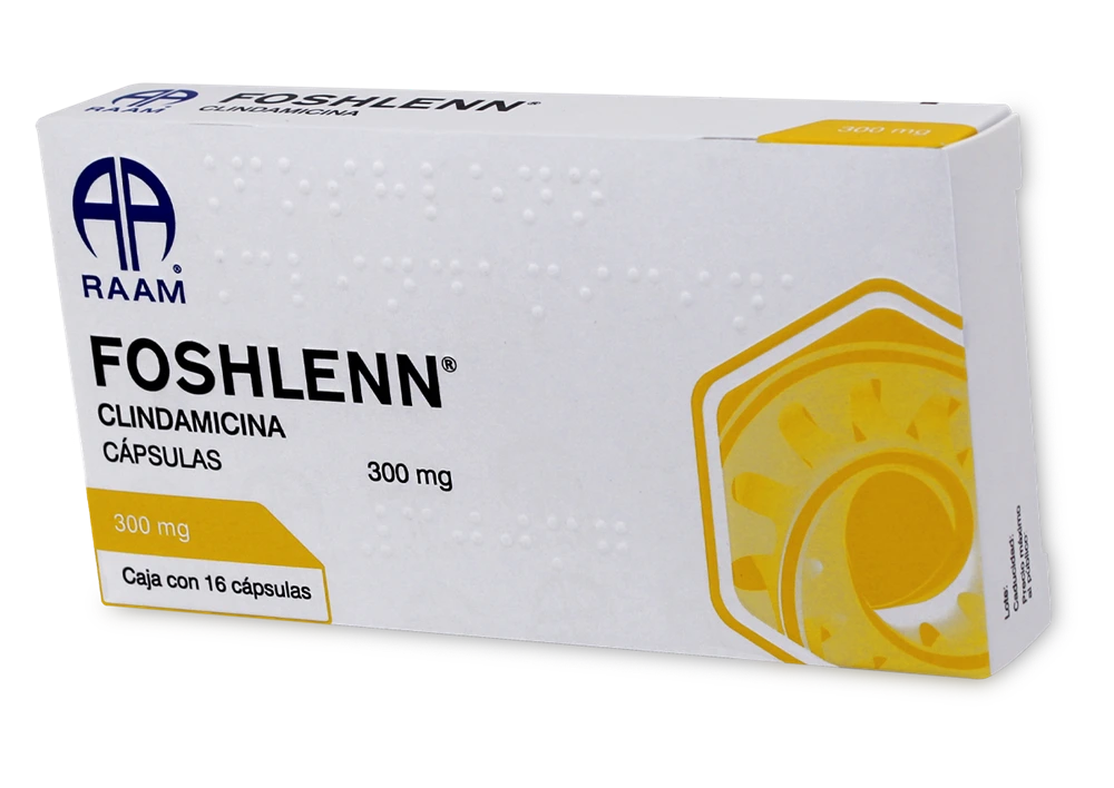 [7502227870228] Foshlenn 300 mg c16 Capsulas (Clindamicina)