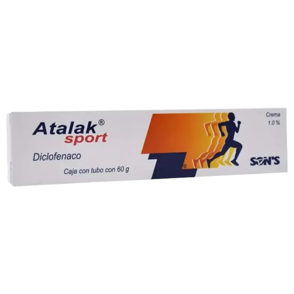 [7502001160118] Crema Atalak Sport 1% 60g (Diclofenaco)
