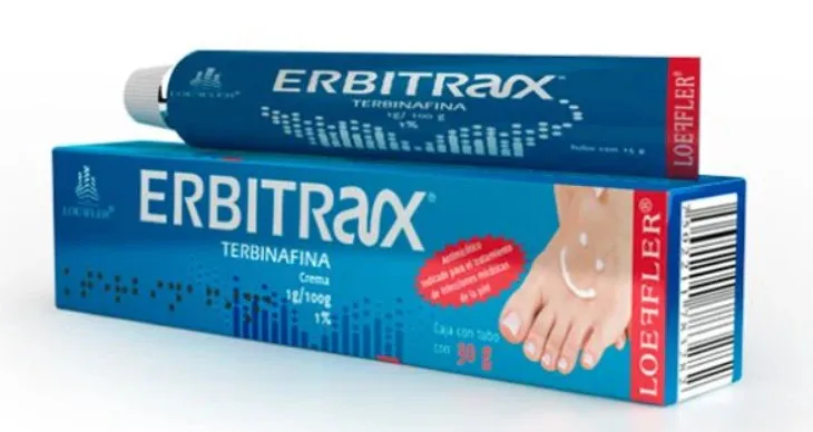 [7502211783282] Crema Erbitrax 1% Terbinafina 30g