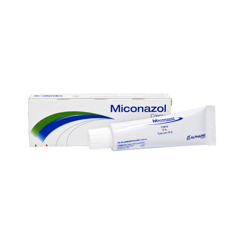Miconazol Crema 2% Tubo Con 20 G Alpharma Laboratorios