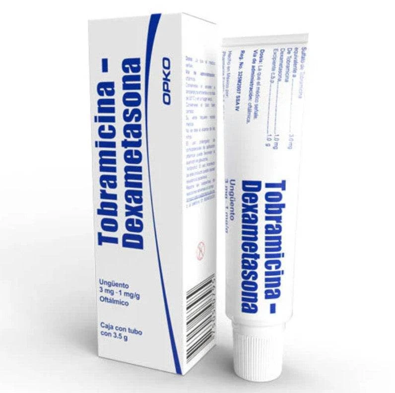 Tobramicina 3 mg - Dexametasona 1mg / g Unguento 3.5 g (Opko)