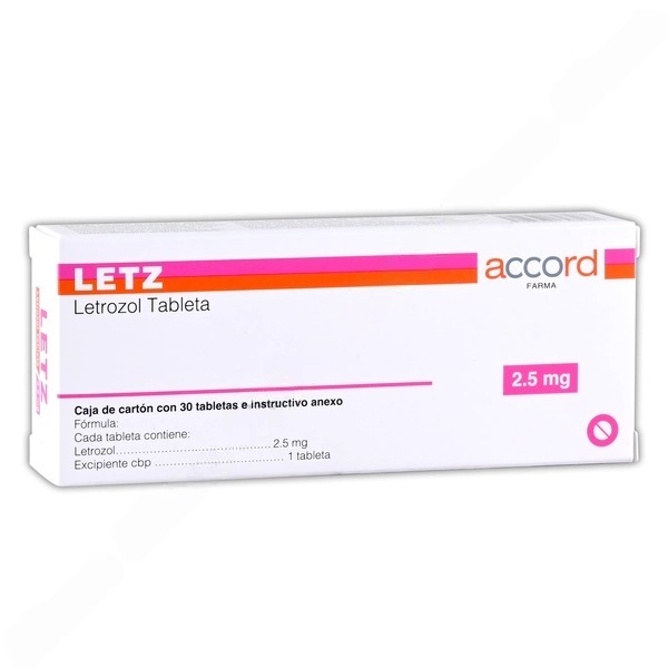 Letz 2.5mg Tabletas C30 (Letrozol) Accord