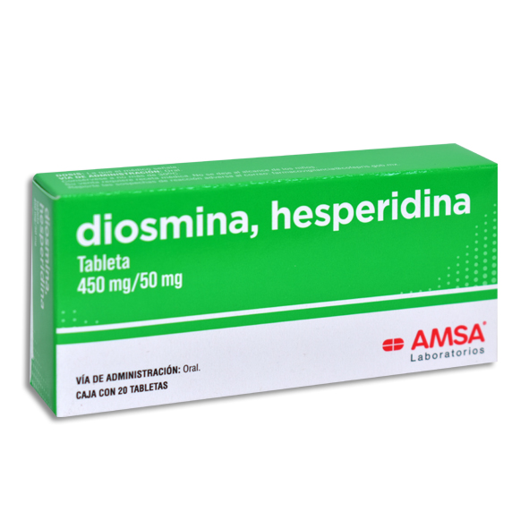 [7501349029460] Diosmina Hesperidina 450/50 mg (Diosmina / Heperidina) AMSA