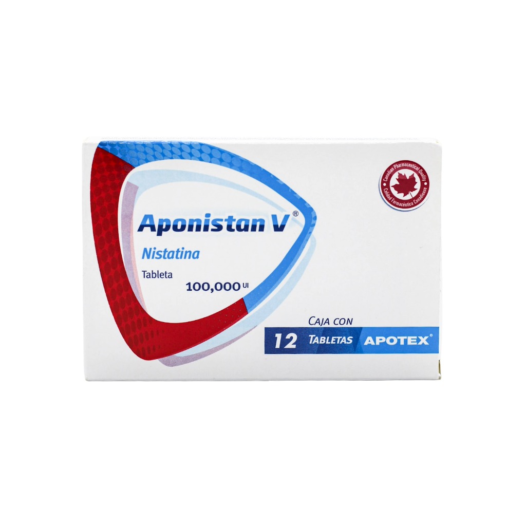 [7501277090921] Aponistan V 100 000 UI Tab C12 (Nistatina) Apotex