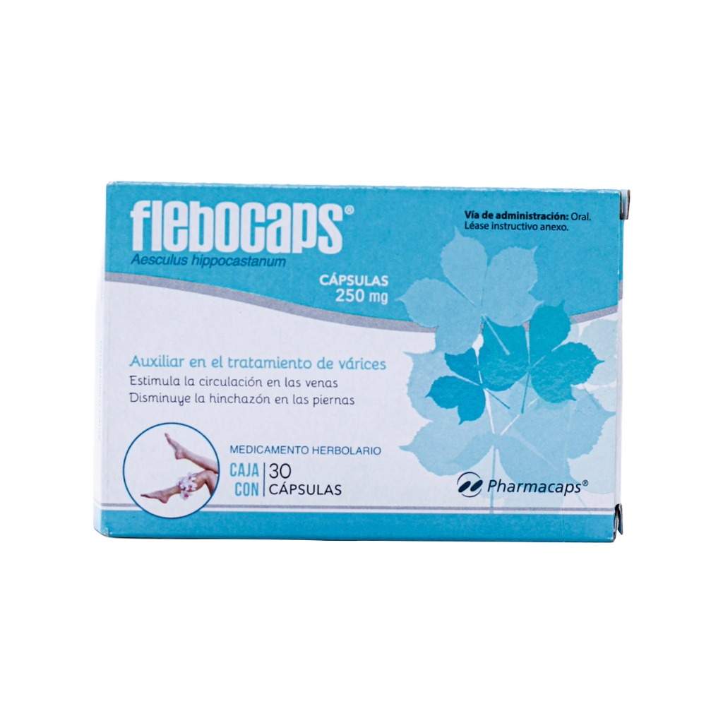 Flebocaps 250mg Capsulas C30 (Castaño de Indias) Pharmacaps