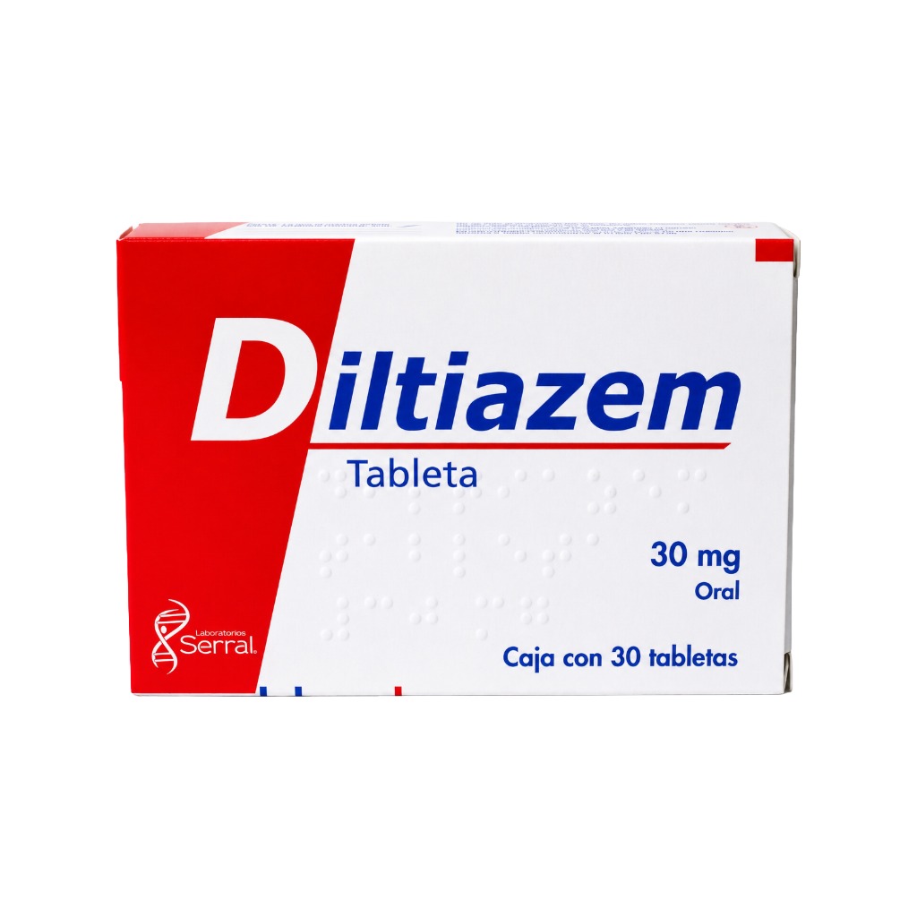 Diltiazem 30 mg Tabletas C30 (Diltiazem) Seral